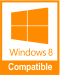 Now compatible with Windows 8